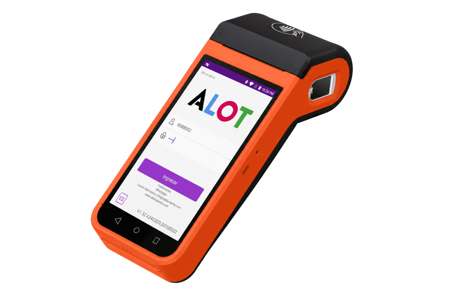 ALOT-WT40 Handheld Lottery Terminal